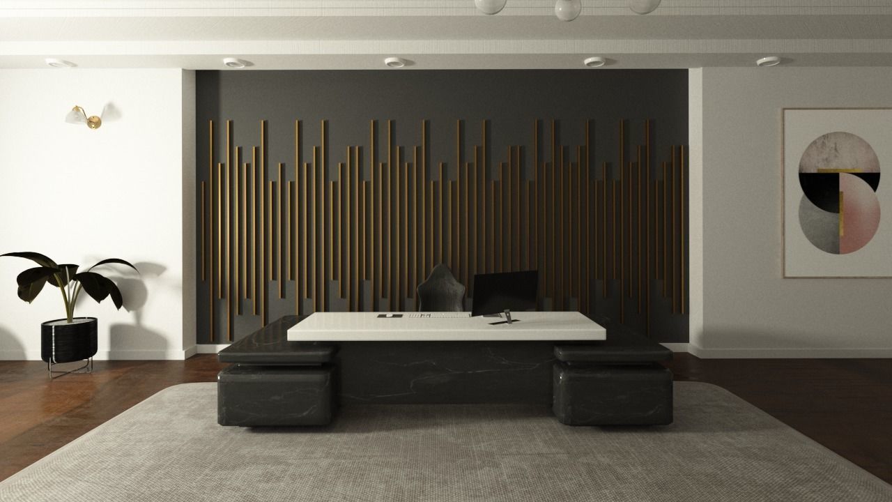 Office Interior design 3D model | CGTrader