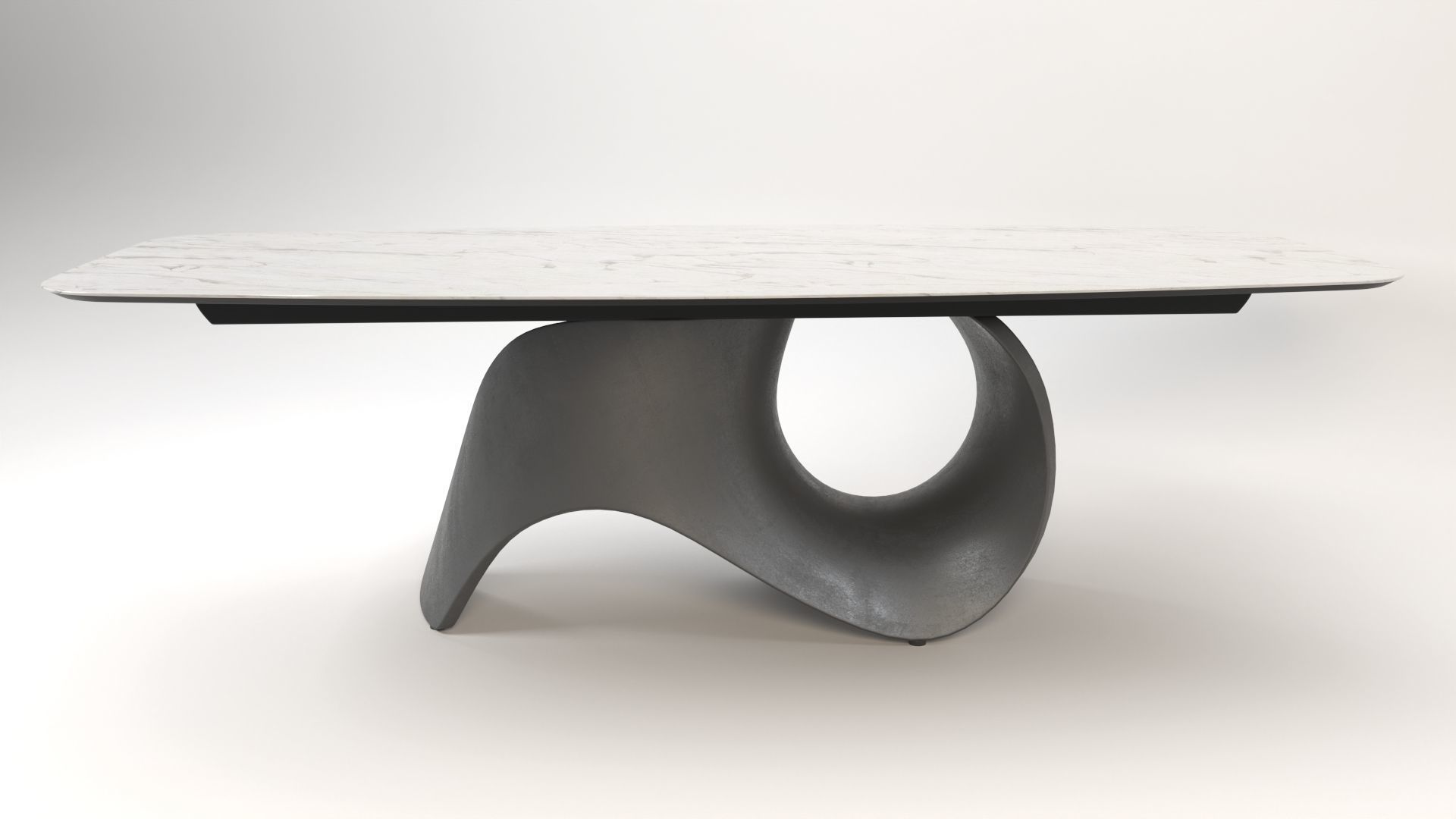 Seashell Dining Table model 3D model | CGTrader