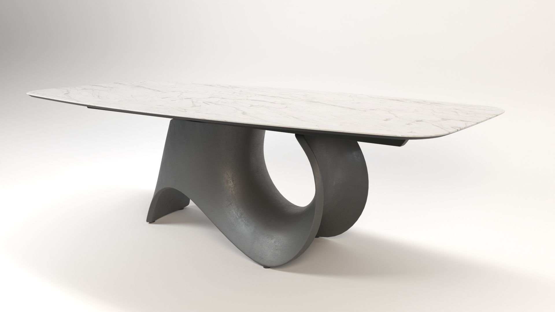 Seashell Dining Table model 3D model | CGTrader