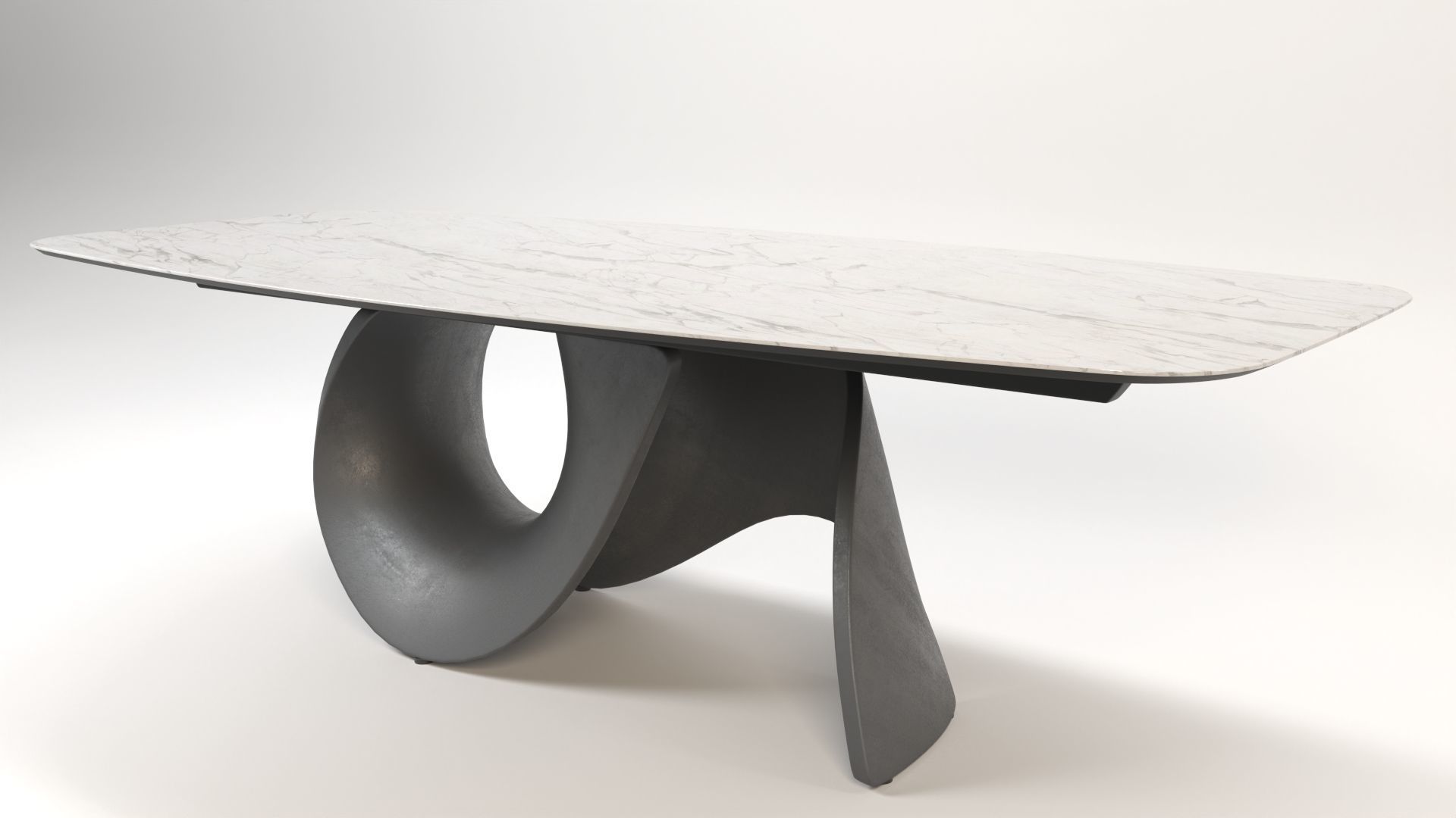 Seashell Dining Table model 3D model | CGTrader