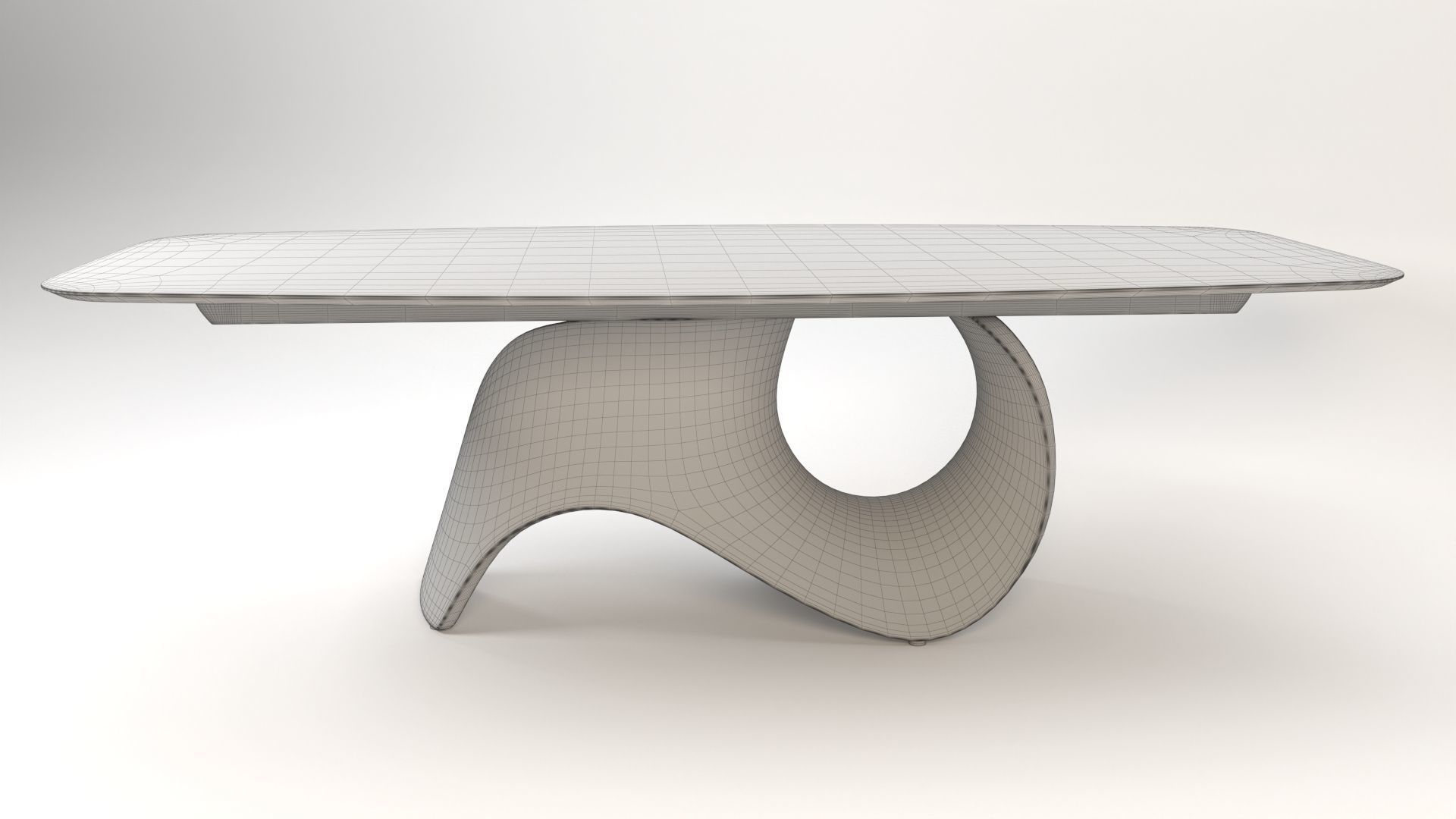 Seashell Dining Table model 3D model | CGTrader