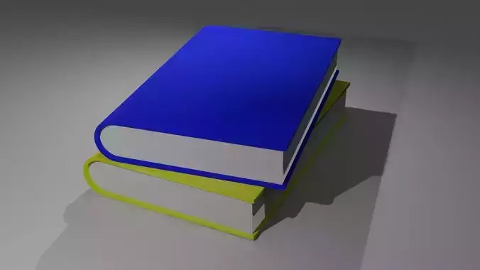 Lowpoly Simple Book