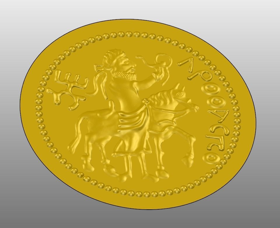 Coin pendant Free 3D model_2