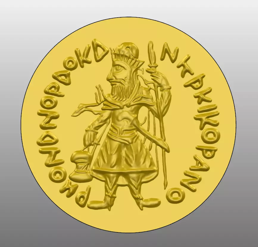 Coin pendant Free 3D model_0