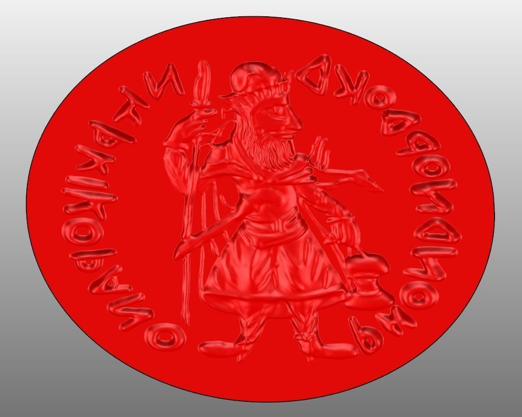 Coin pendant Free 3D model_4