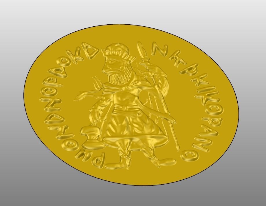 Coin pendant Free 3D model_2