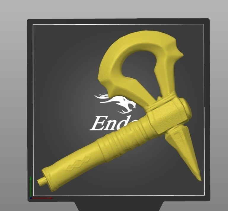 assasin creed conners tomahawk 3D print model_4