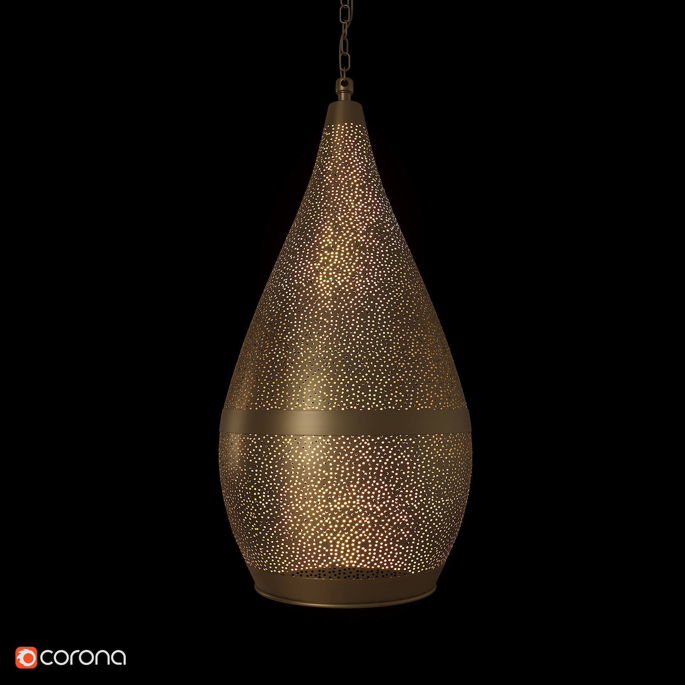 Makhrut Ceiling Light ML940 Low-poly 3D model_2