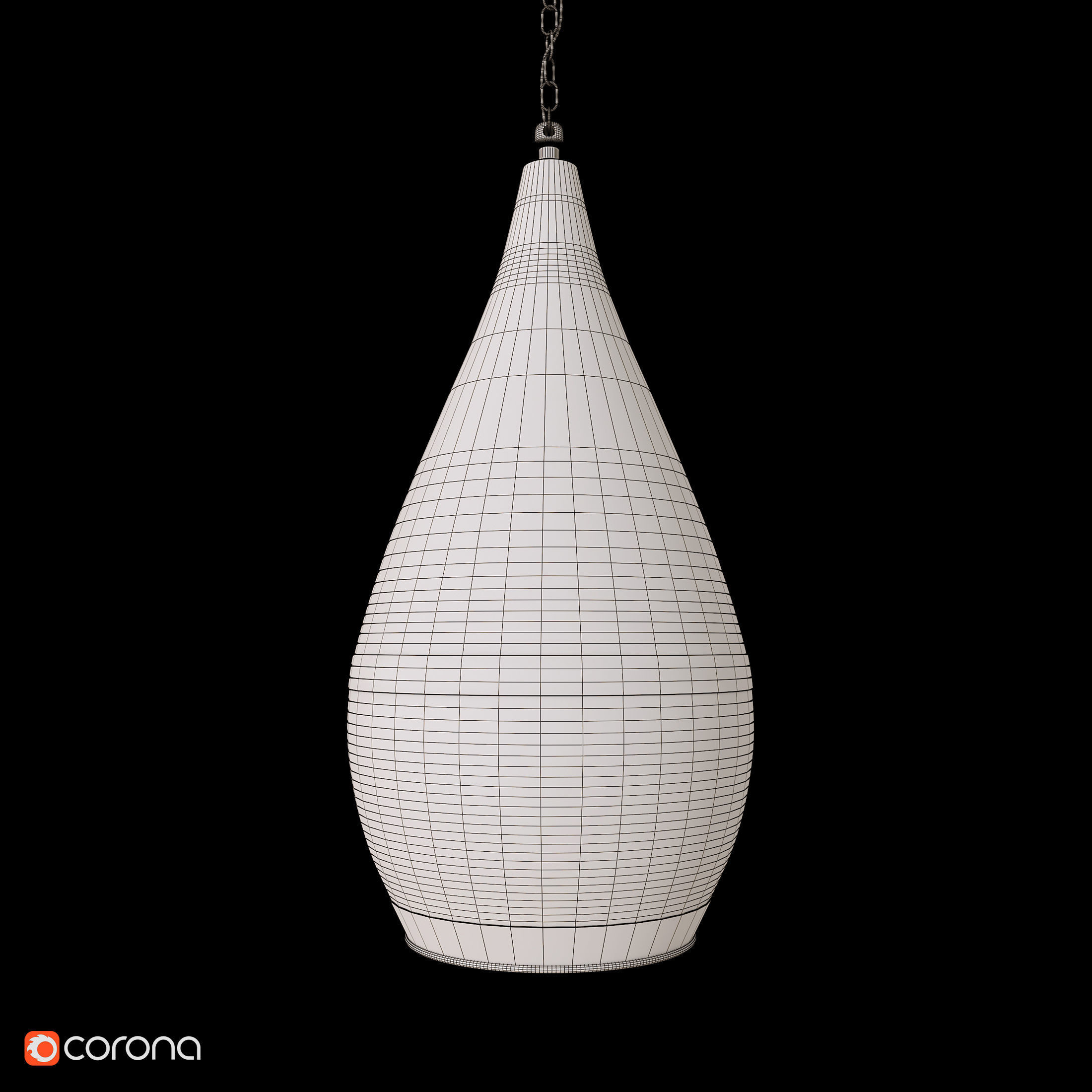 Makhrut Ceiling Light ML940 Low-poly 3D model_3
