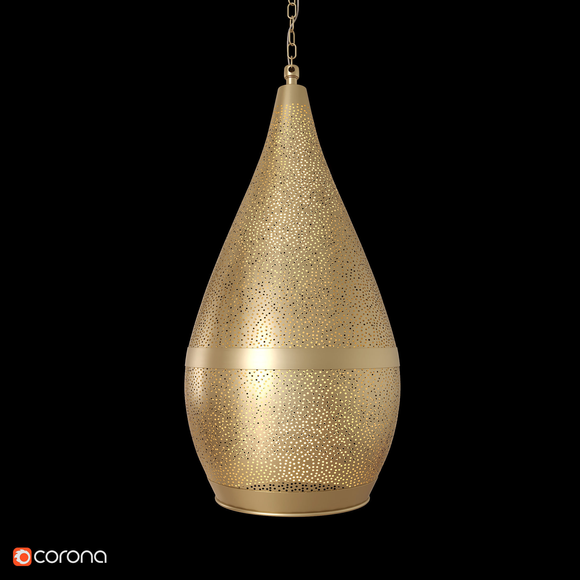 Makhrut Ceiling Light ML940 Low-poly 3D model_1