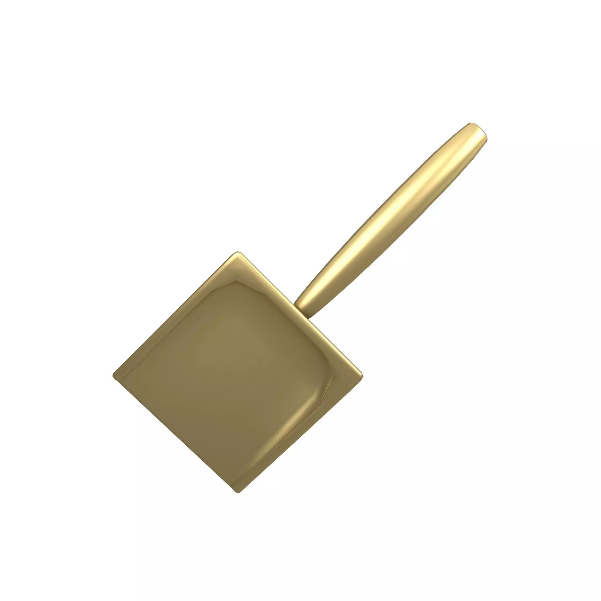 Small Spade v1 005 Low-poly 3D model_0