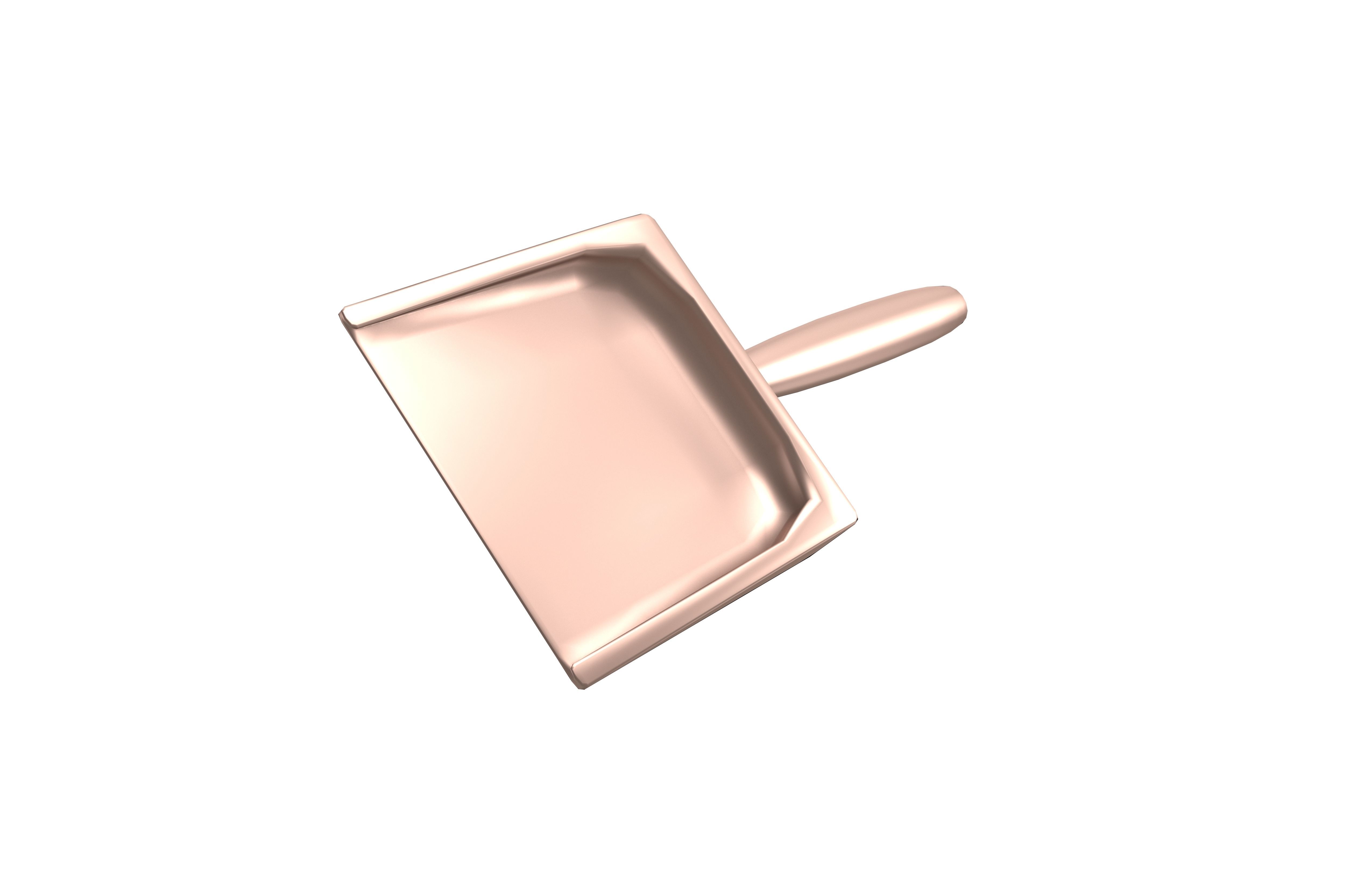 Small Spade v1 007 Low-poly 3D model_3