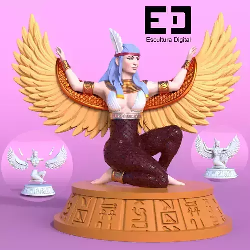 Goddess Maat - Maat diosa egipcia 3D print model