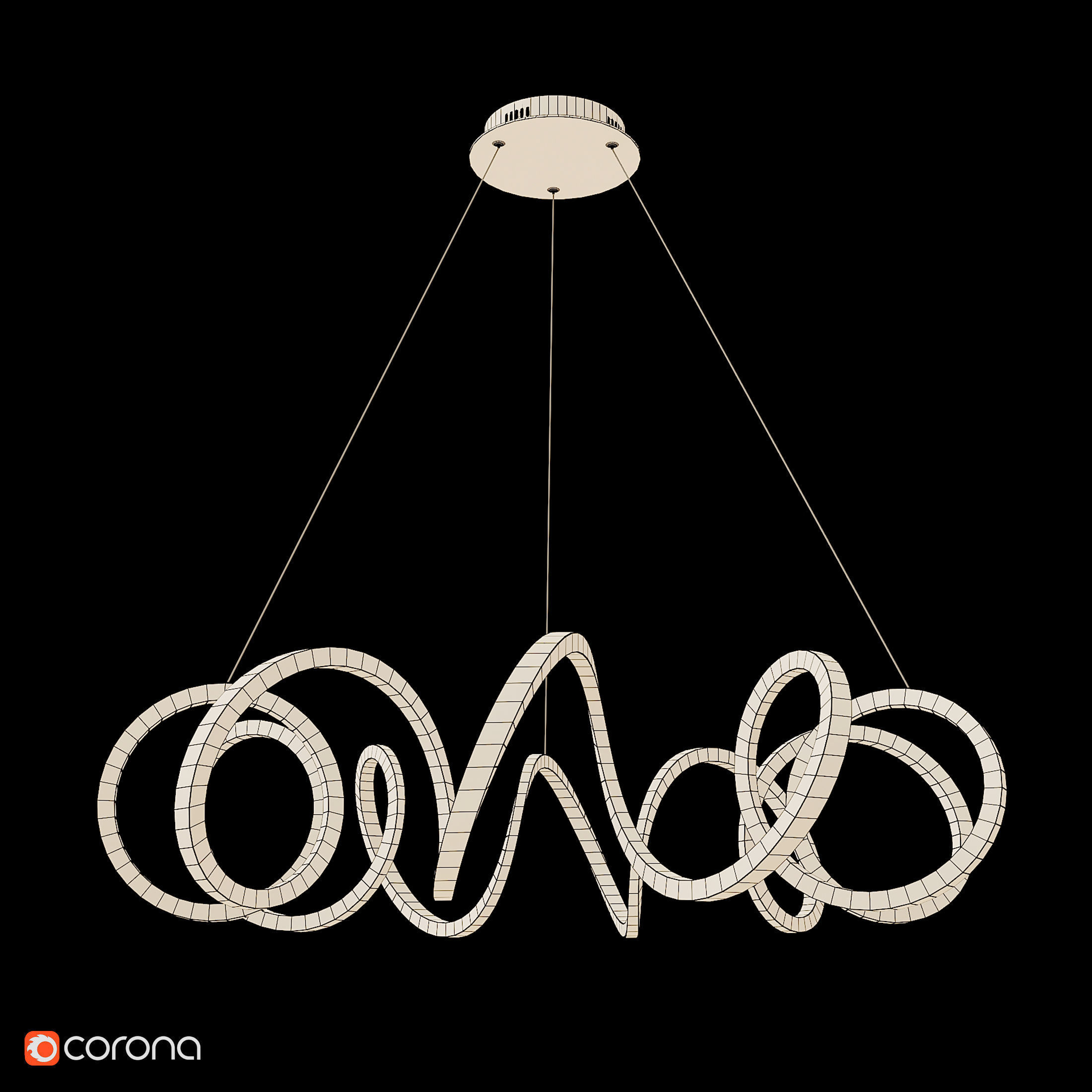 Marcela Low-poly 3D model_3