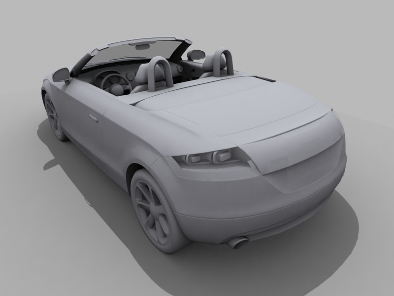 Aodi TT 3D model_4