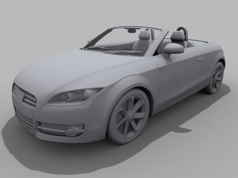 Aodi TT 3D model_3
