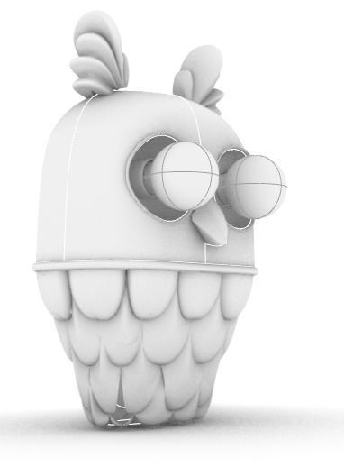 OWL 3d model 3D model 3D printable | CGTrader