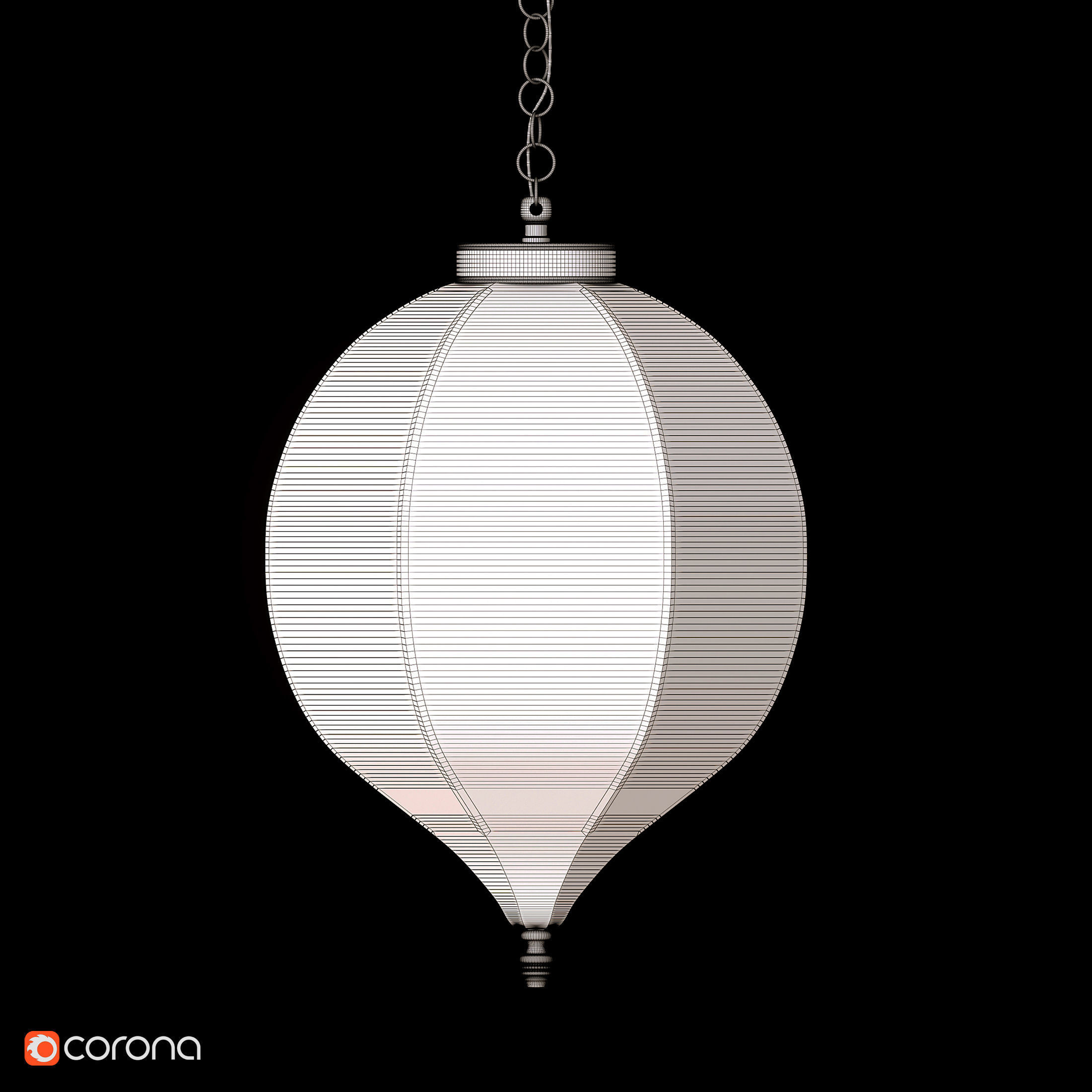 ORB CEILING LIGHT ML907 Low-poly 3D model_3