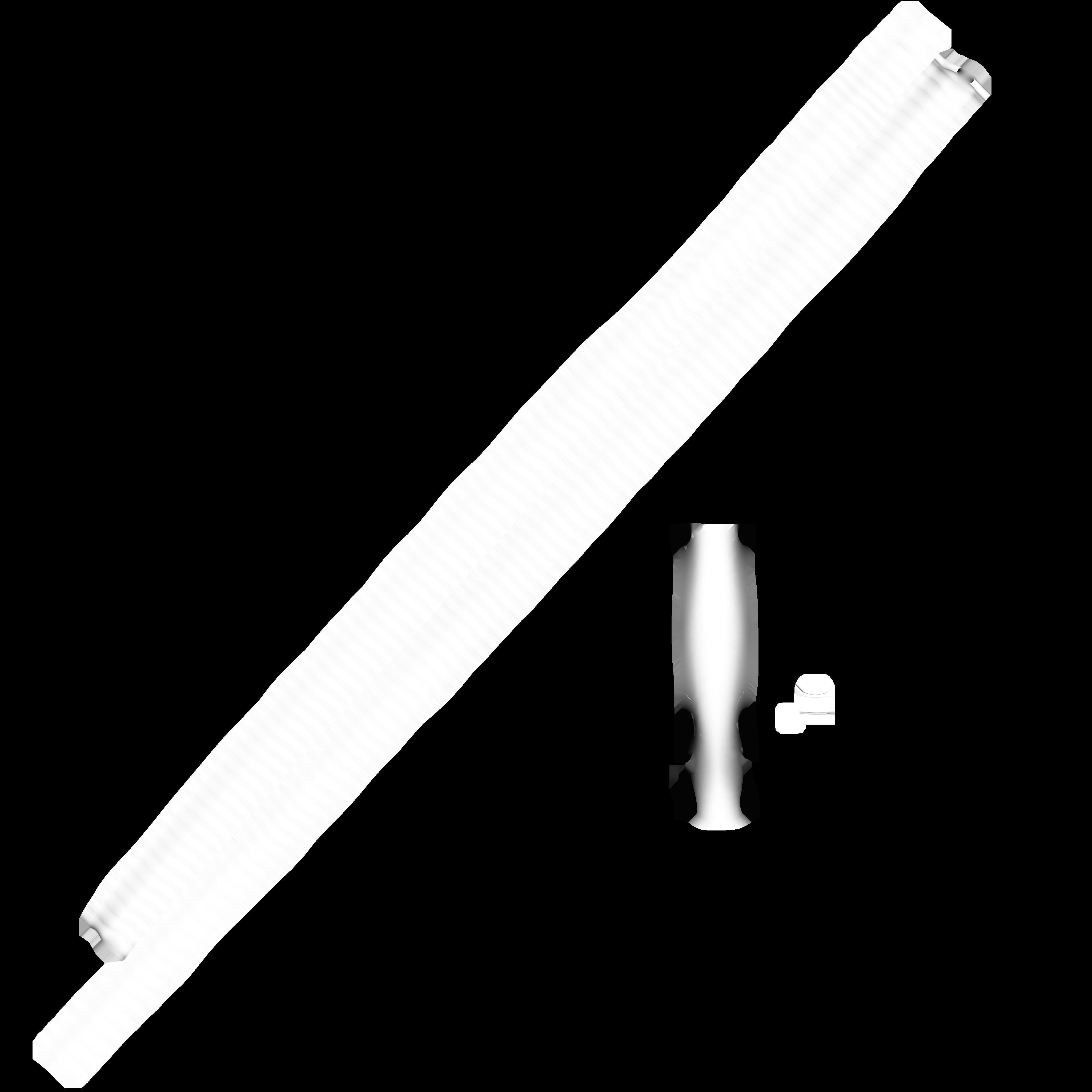 Male Female Bullet Pendant Necklace Low-poly 3D model_10