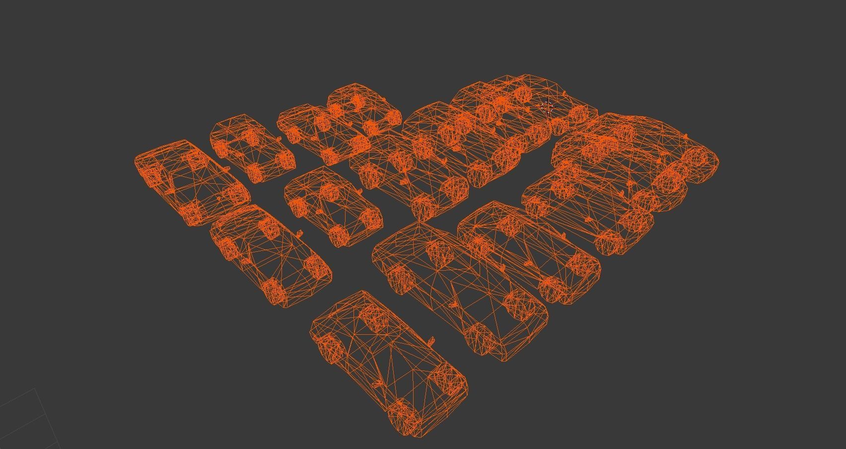Low-Poly cars Low-poly 3D model_10