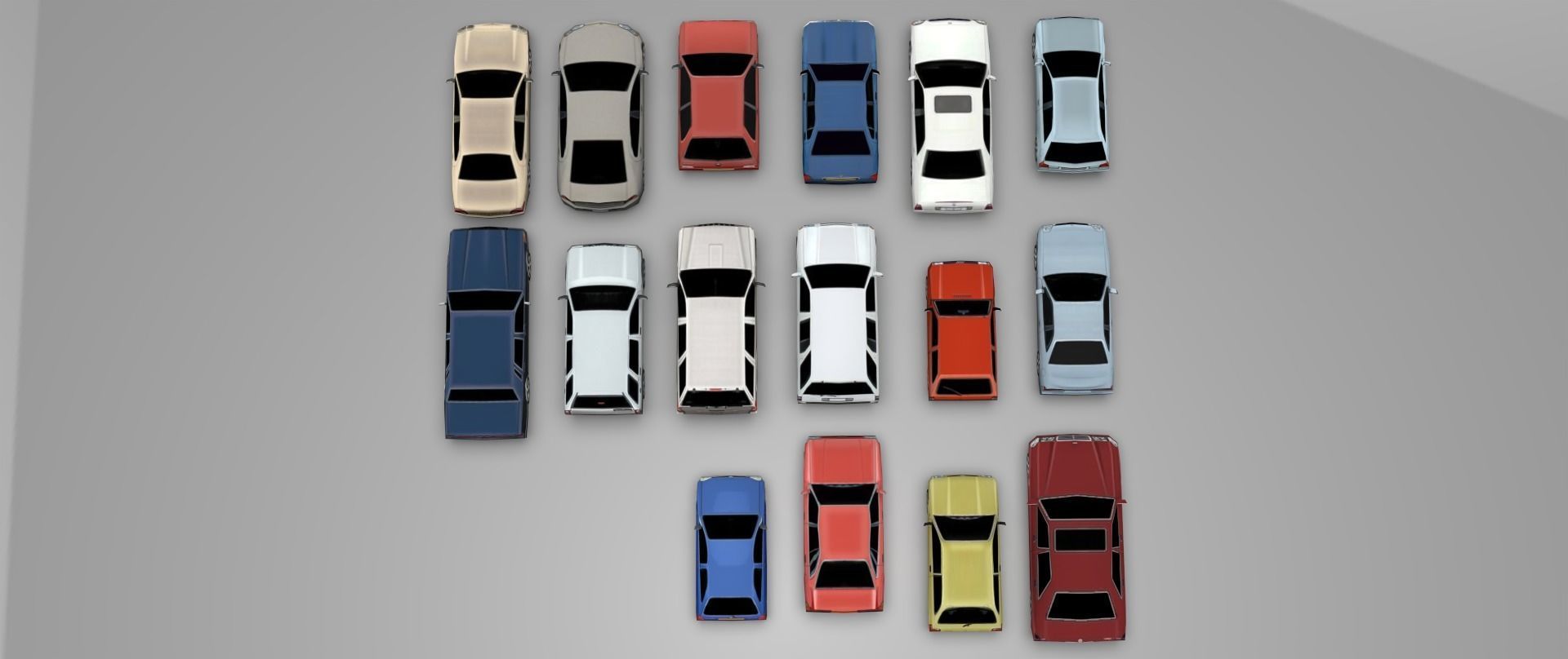 Low-Poly cars Low-poly 3D model_8