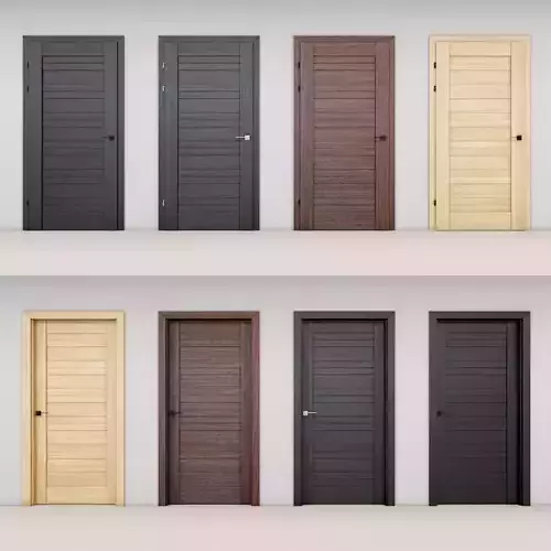 Doors modern set of 4 