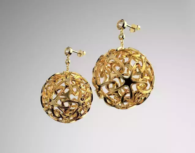 Interlinked Star Geometry ring