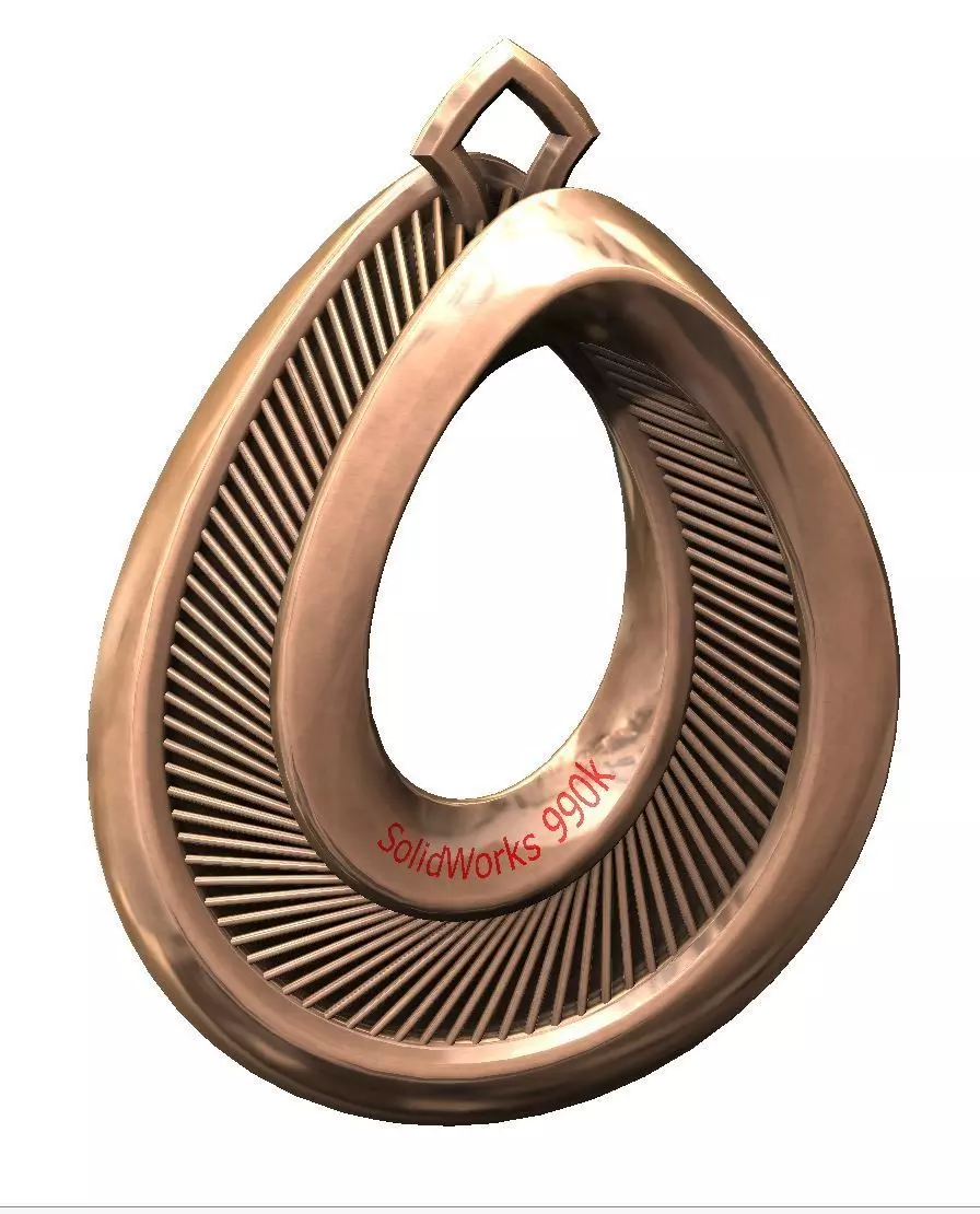 MAT DAY CHUYEN earring 3D print model