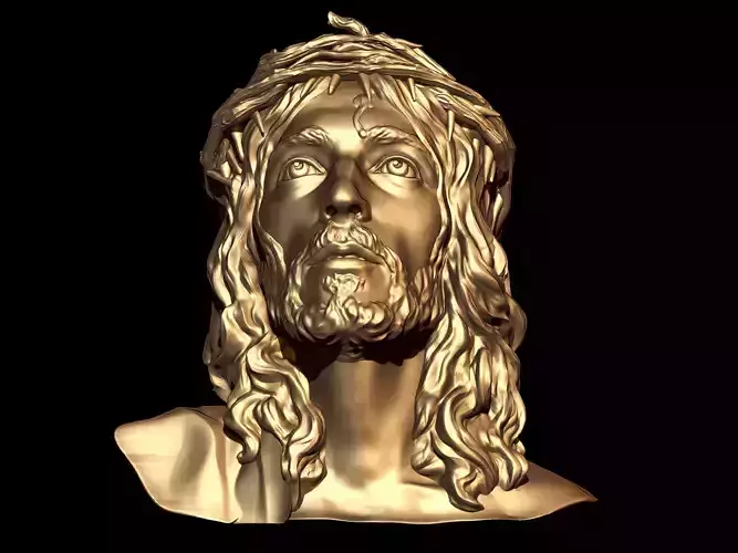 Jesus Christ 3D bust 