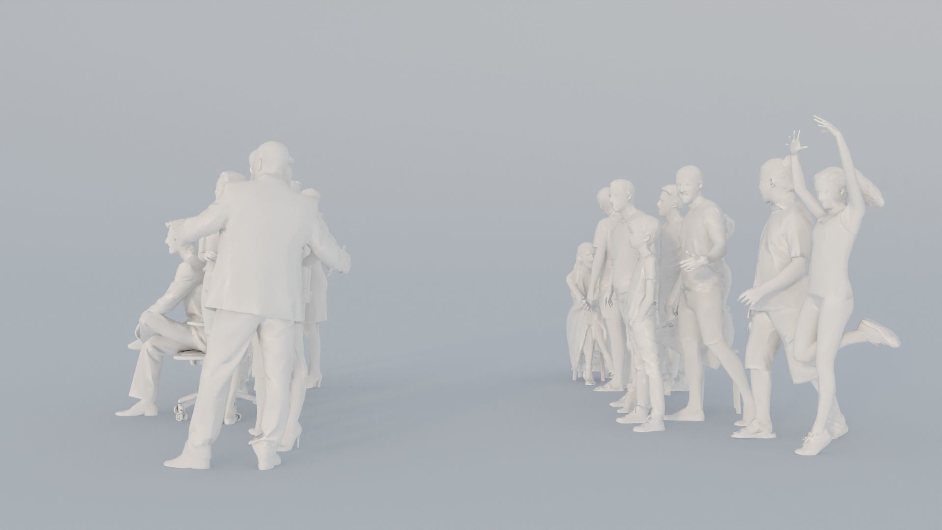 21 CROWDS BUS1 SUMMER SITTING PEOPLE SCANS MAN WOMAN 3D print model_5