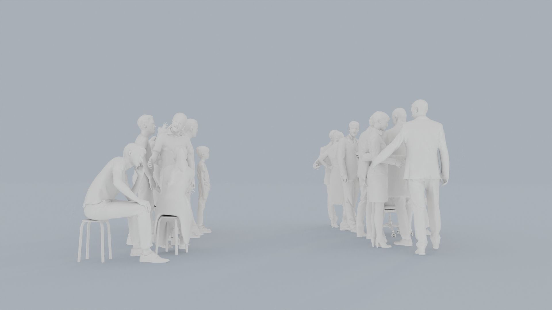 21 CROWDS BUS1 SUMMER SITTING PEOPLE SCANS MAN WOMAN 3D print model_11