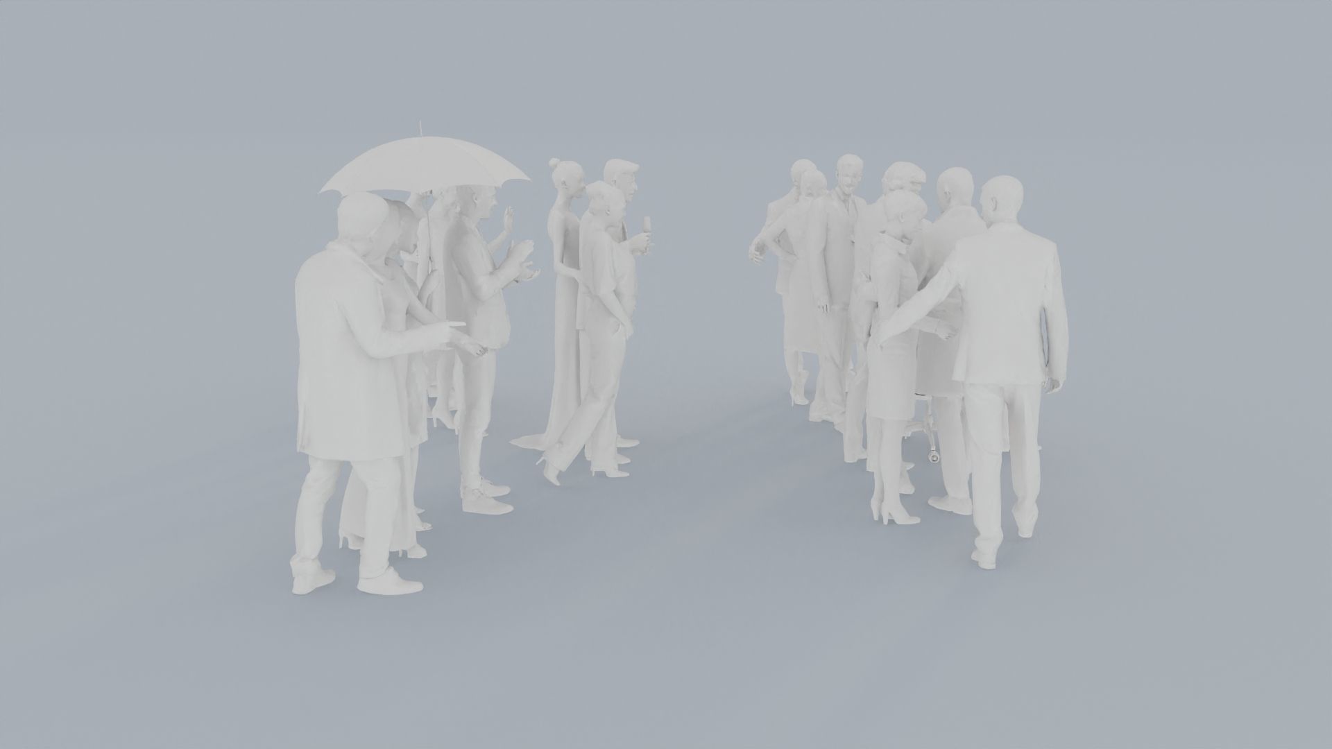20 CROWDS BUS1 ELE2 SITTING PEOPLE SCANS MAN WOMAN 3D print model_11