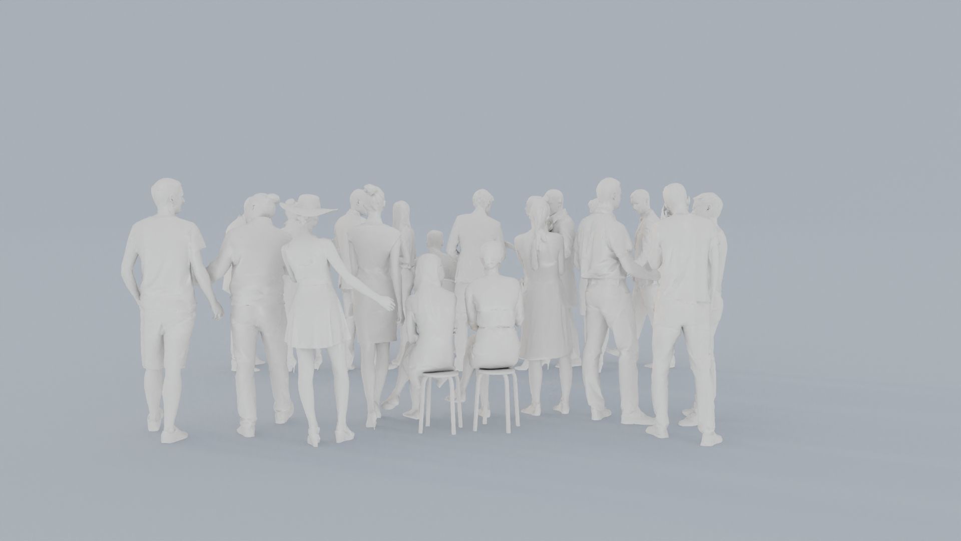 19 CROWDS CASU2 BUS1 SITTING PEOPLE SCANS MAN WOMAN 3D print model_8