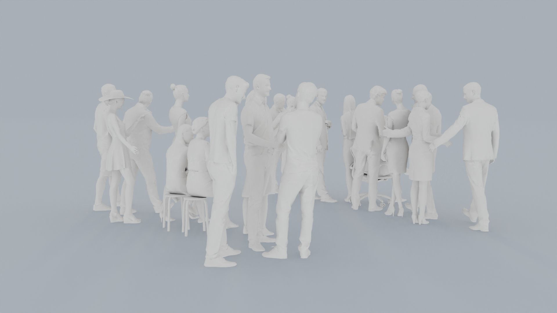 19 CROWDS CASU2 BUS1 SITTING PEOPLE SCANS MAN WOMAN 3D print model_11