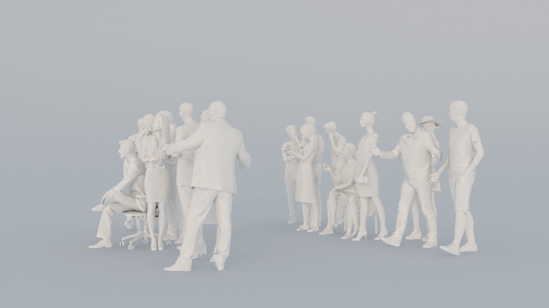 19 CROWDS CASU2 BUS1 SITTING PEOPLE SCANS MAN WOMAN 3D print model_4