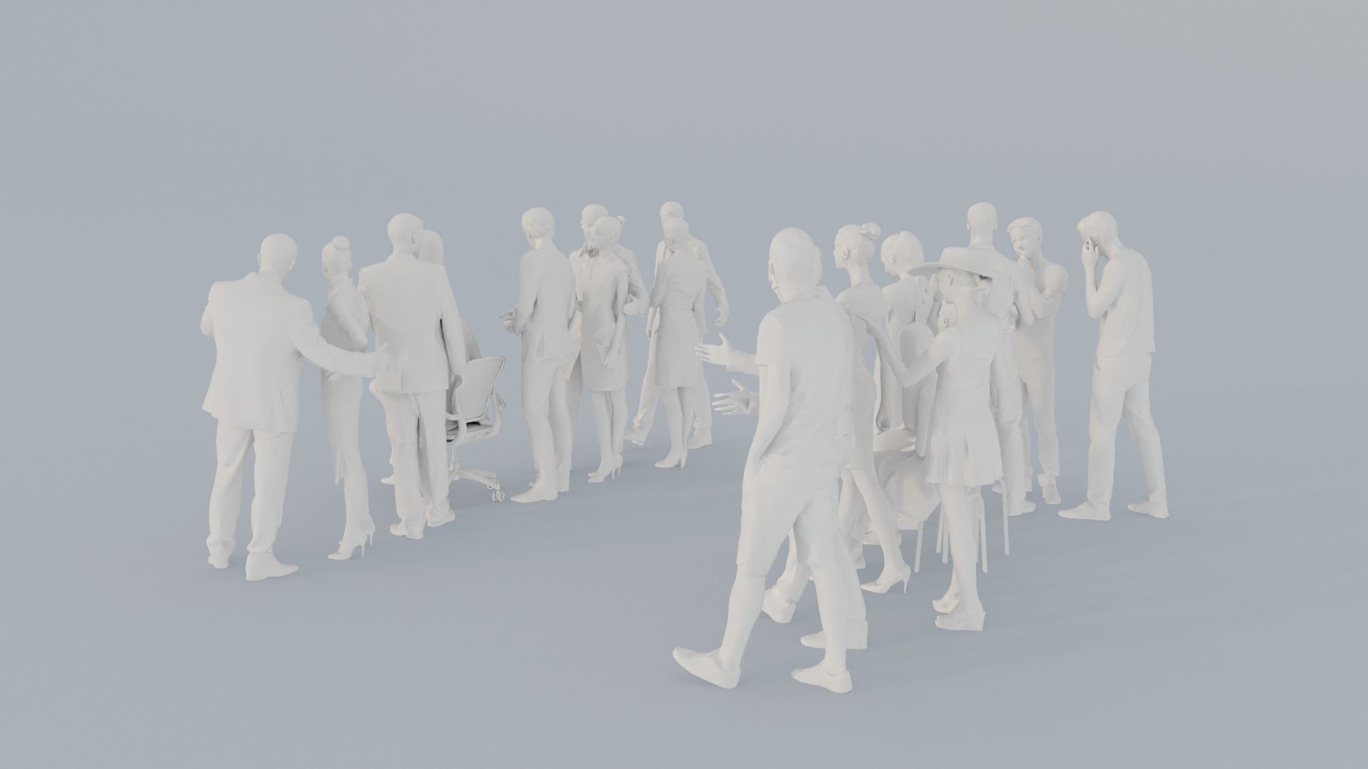 19 CROWDS CASU2 BUS1 SITTING PEOPLE SCANS MAN WOMAN 3D print model_6