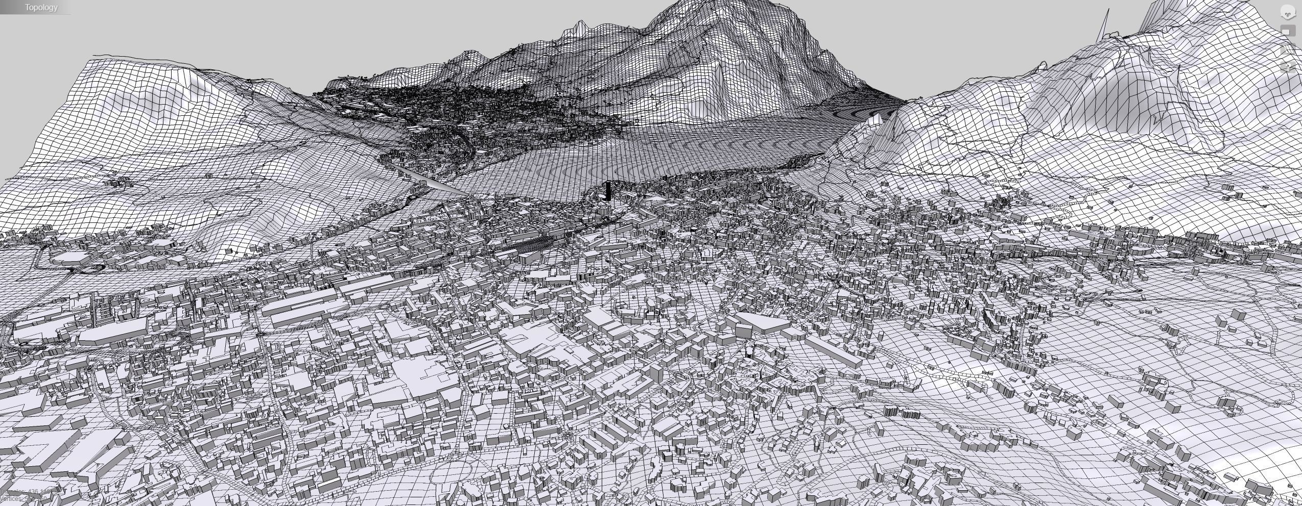 Cityscape Lecco and Valmadrera Italy 3D model_11