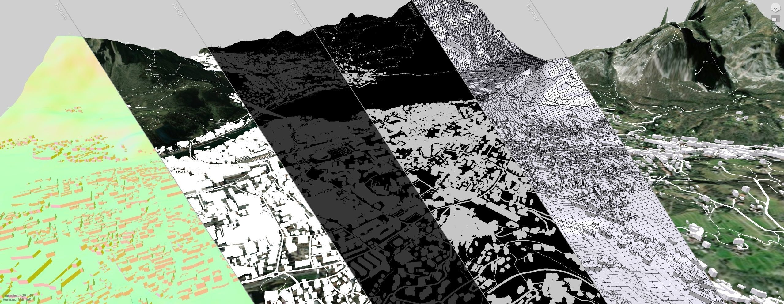 Cityscape Lecco and Valmadrera Italy 3D model_12