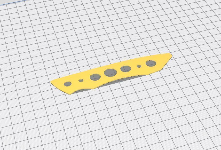 Kitchen knife design for knife maker with PDF sheet 3D print model_5