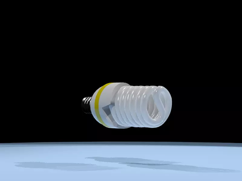 bombillo de tipo fluorescentes 3D model