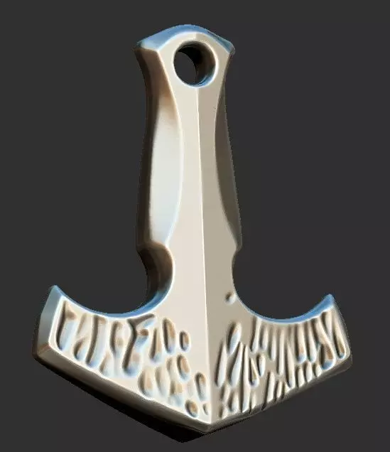 Original Viking Mjolnir Hammer 3D print model