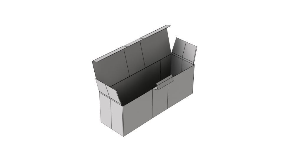 Cardboard Box Free 3D model_19