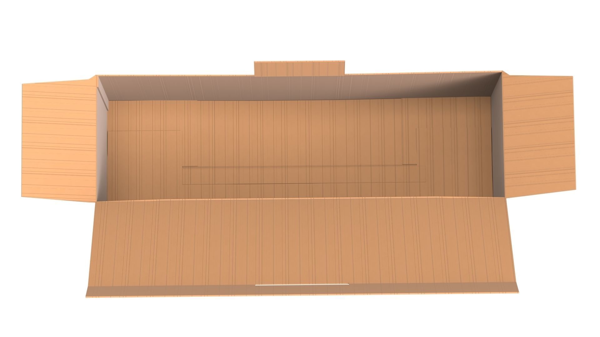 Cardboard Box Free 3D model_7