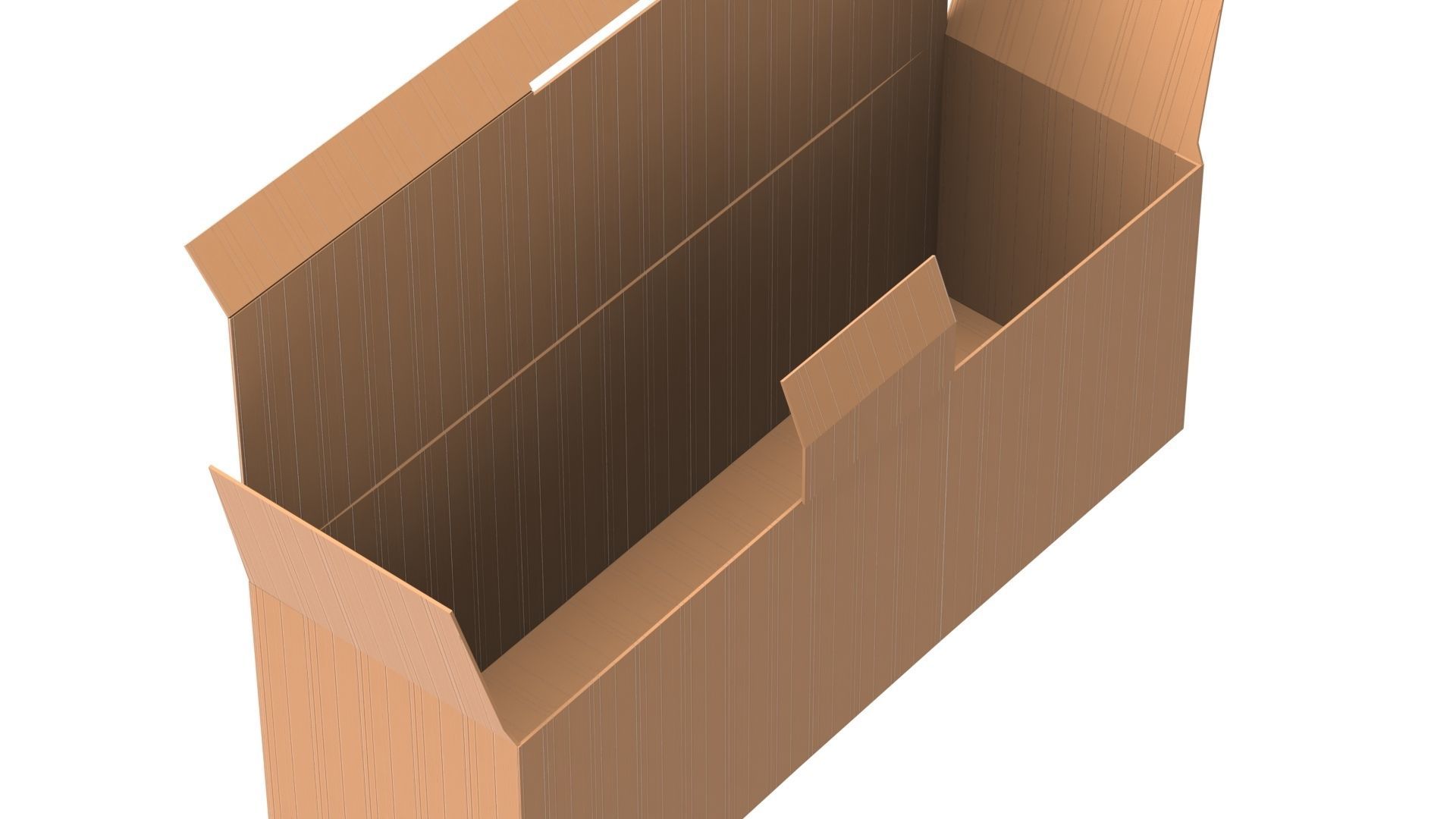 Cardboard Box Free 3D model_1