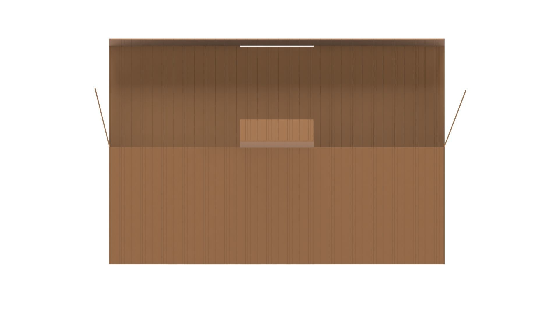 Cardboard Box Free 3D model_4