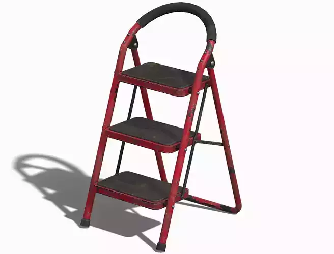 Old Metal Ladder - PBR Game Ready