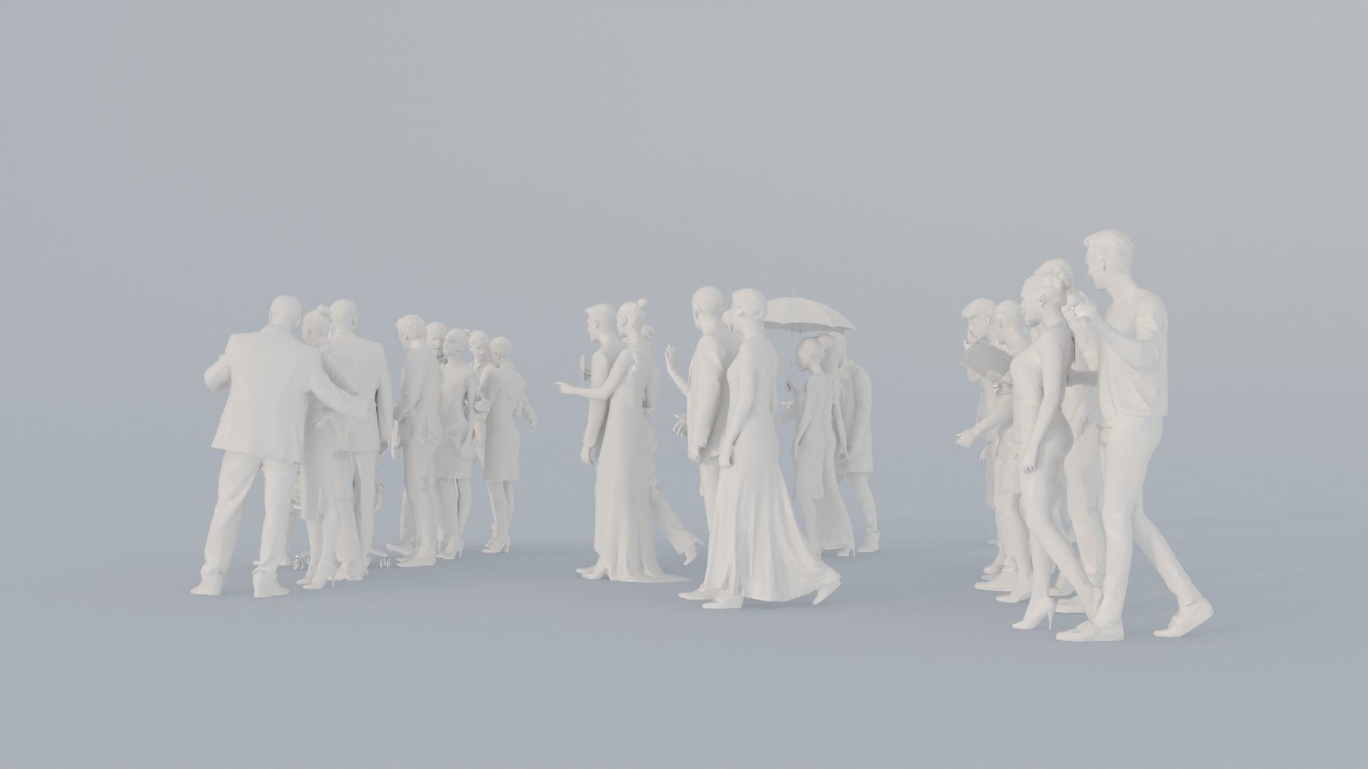 20 CROWDS BUS1 ELE2 CASU1 SITTING PEOPLE SCANS MAN WOMAN 3D print model_6
