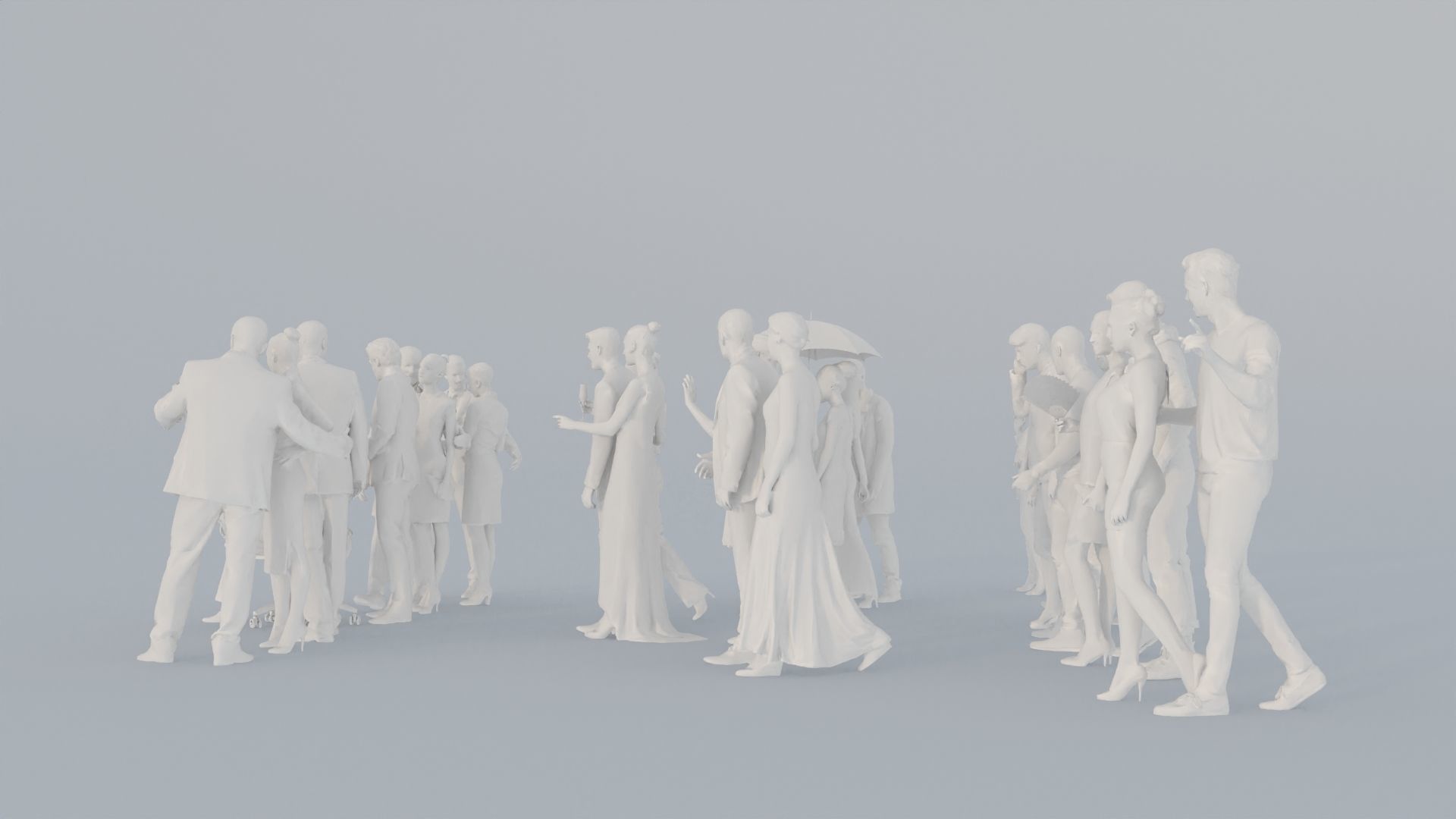 20 CROWDS BUS1 ELE2 CASU1 SITTING PEOPLE SCANS MAN WOMAN 3D print model_5