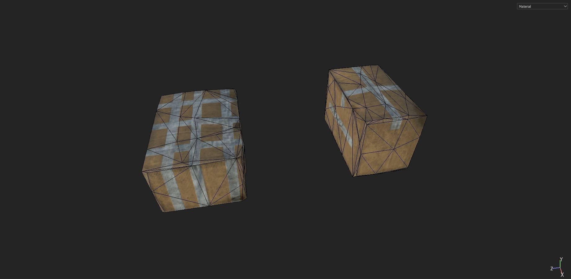 Cardboxes Pack 2 Low-poly 3D model_8