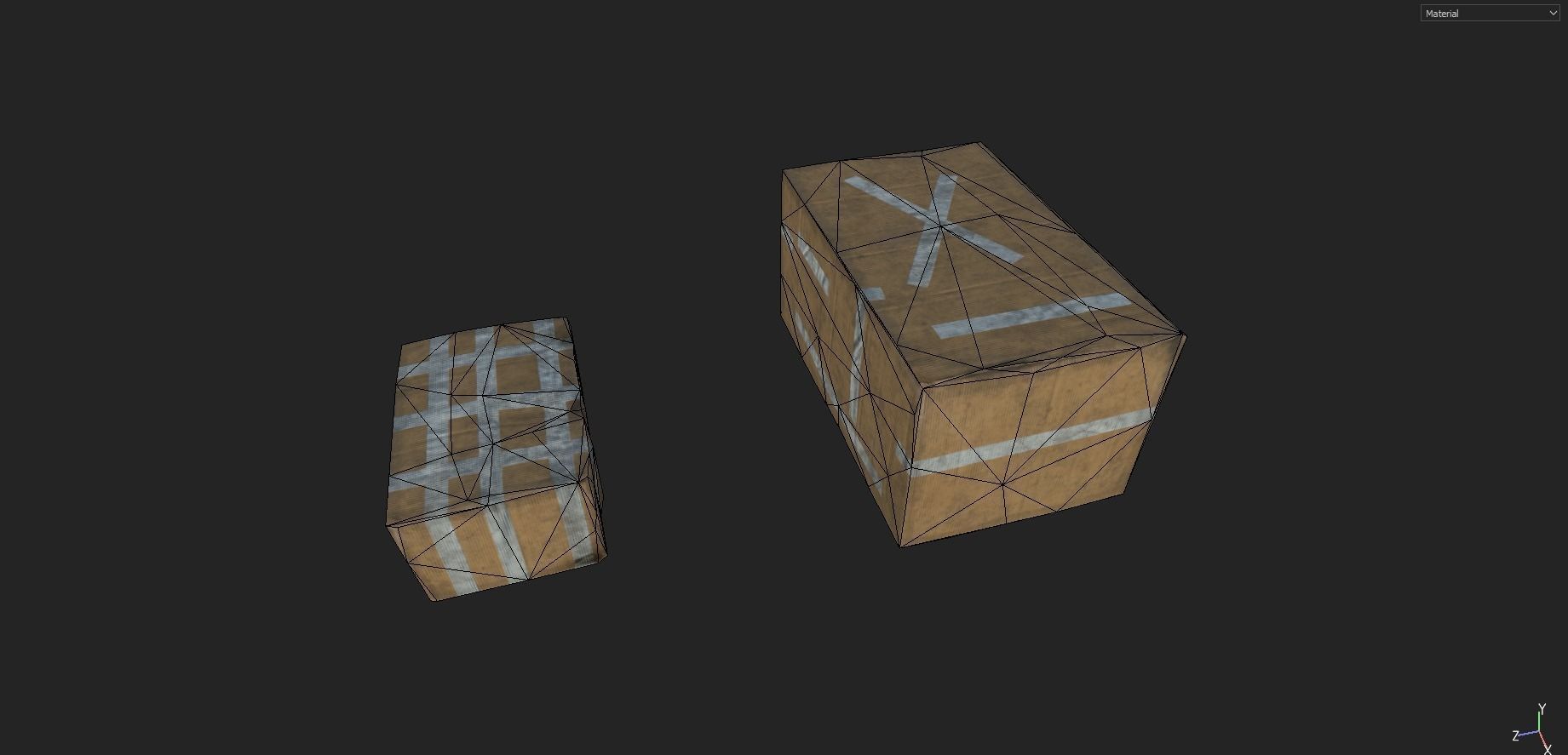 Cardboxes Pack 2 Low-poly 3D model_12